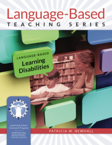 Language-based learning disabilities book cover.