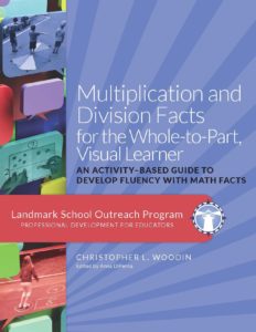Multiplication and Division Facts for the Whole-to-Part, Visual Learner book cover.